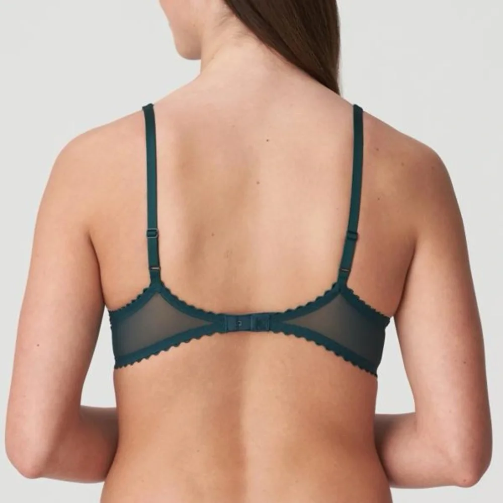 NWT Marie Jo Jane Push Up Bra Removable Pads Floral Embroidered Lace 32DD